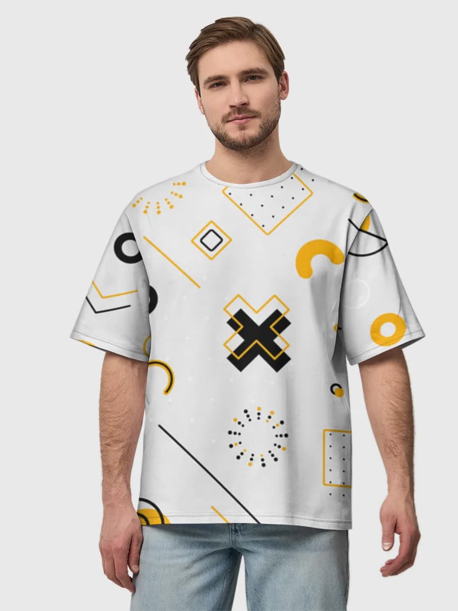 Men's oversized cotton T-shirt