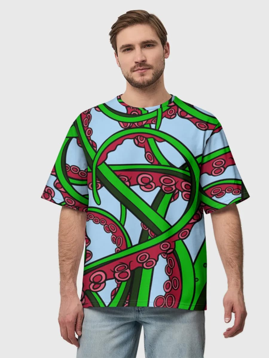 Men's oversized cotton T-shirt