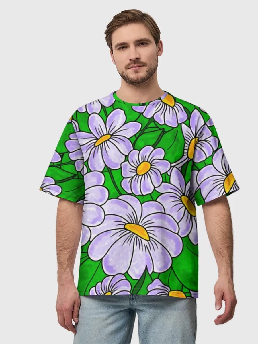 Men's oversized cotton T-shirt