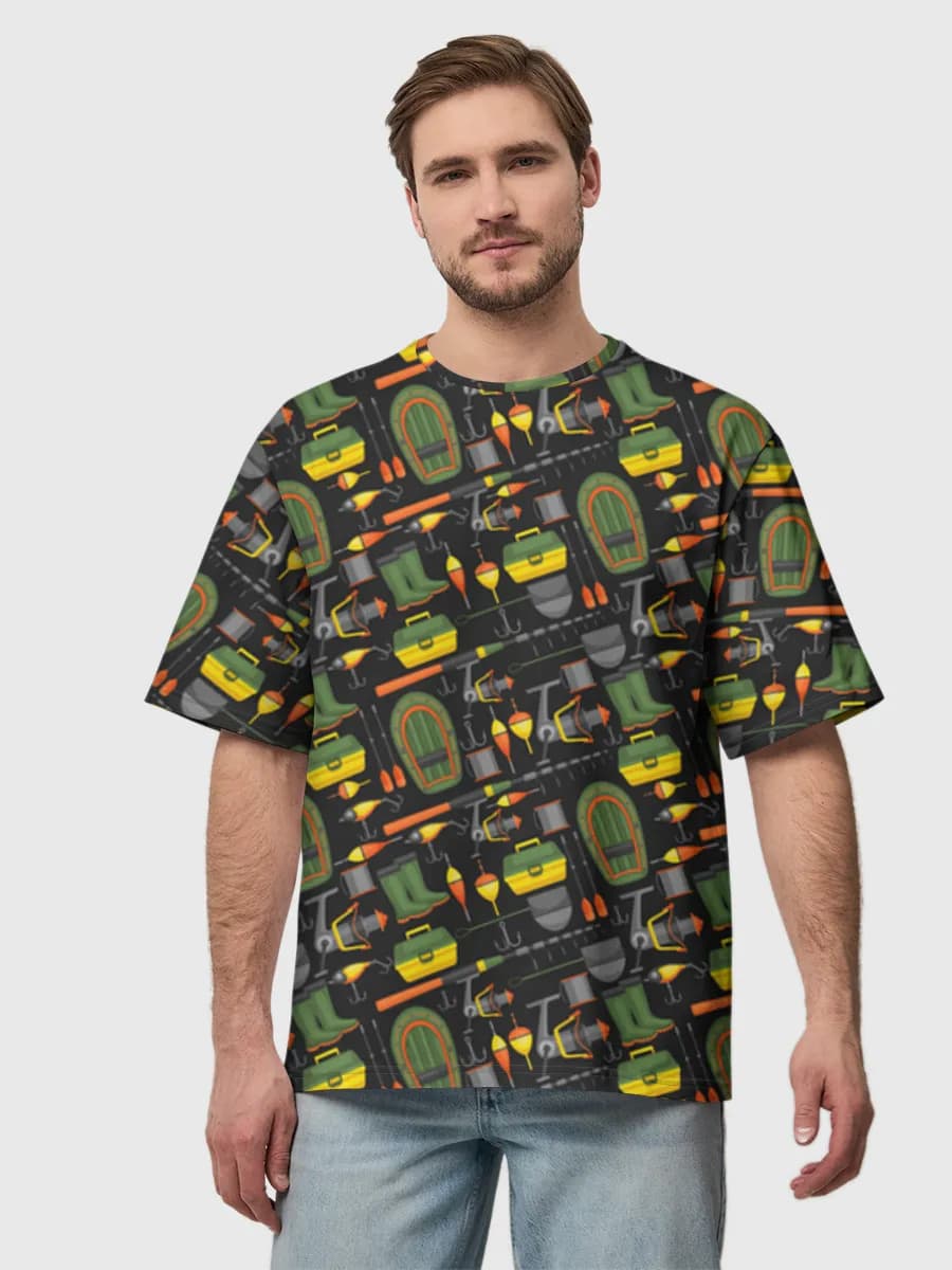Men's oversized cotton T-shirt