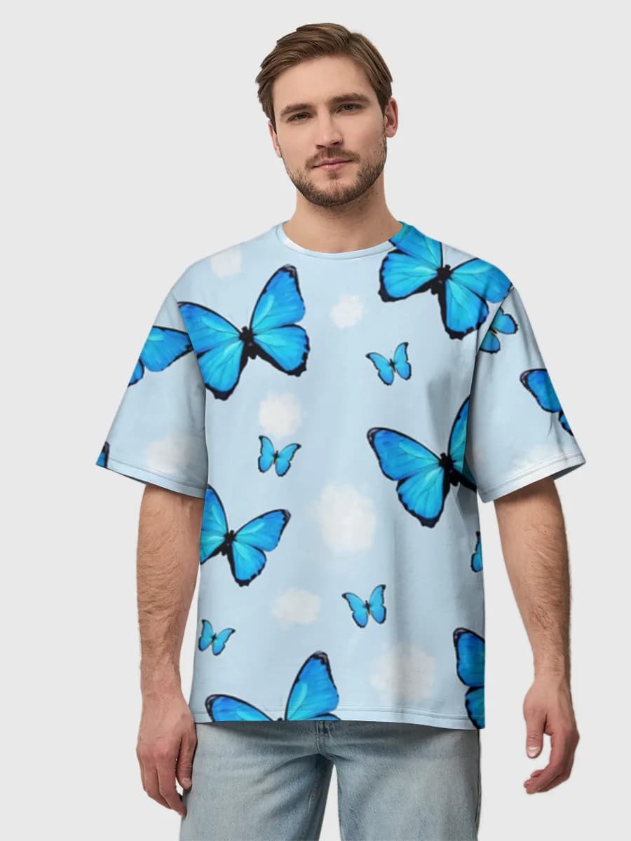 Men's oversized cotton T-shirt