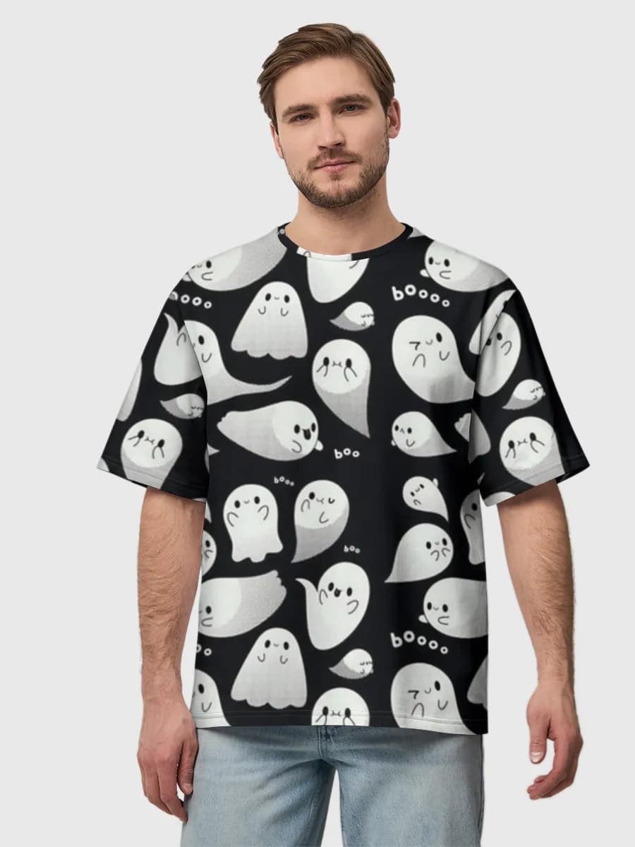 Men's oversized cotton T-shirt