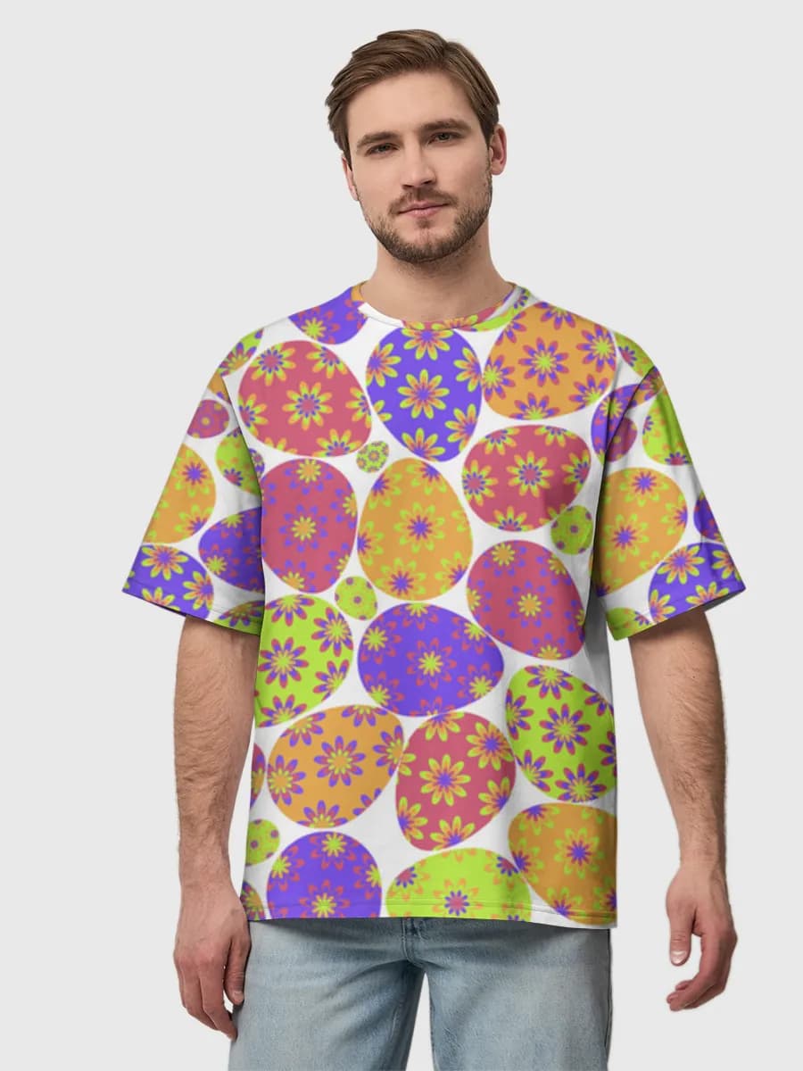 Men's oversized cotton T-shirt