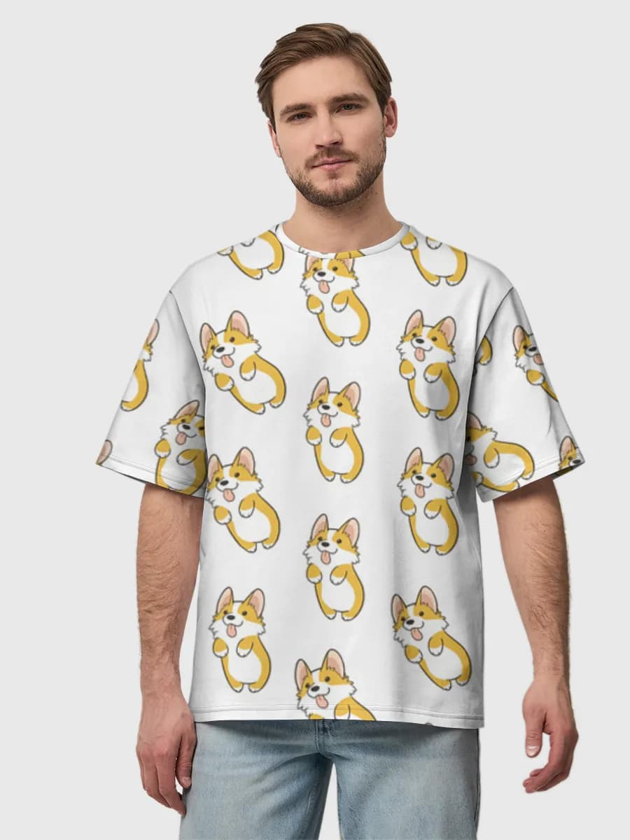 Men's oversized cotton T-shirt