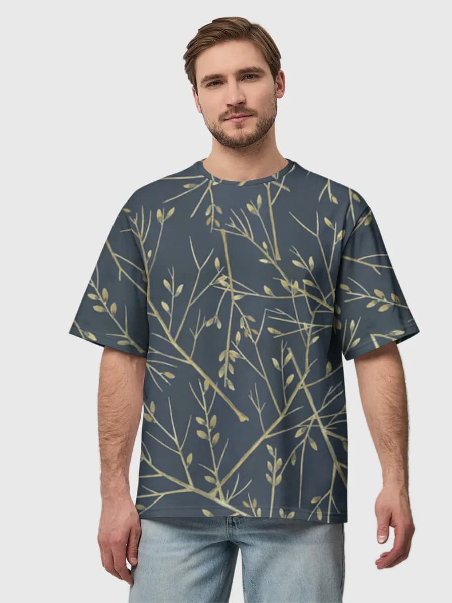 Men's oversized cotton T-shirt