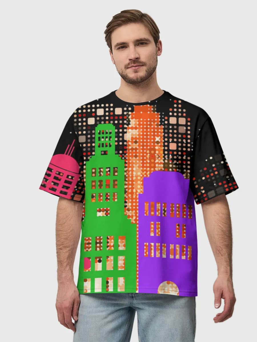 Neon City Skyline