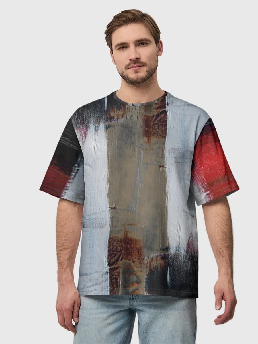 Men's oversized cotton T-shirt
