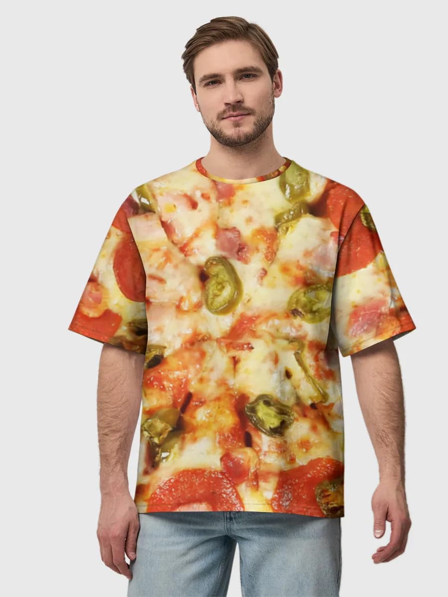 Men's oversized cotton T-shirt