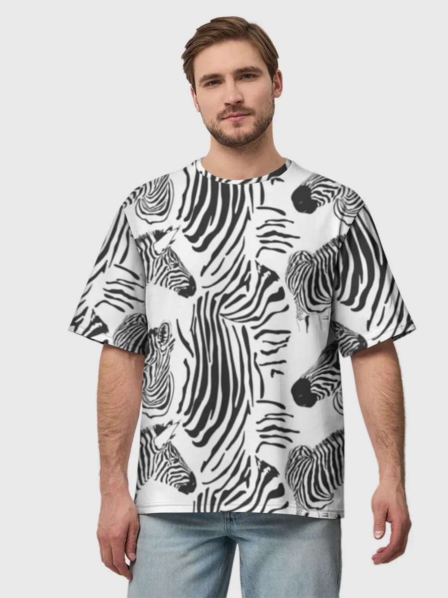Men's oversized cotton T-shirt
