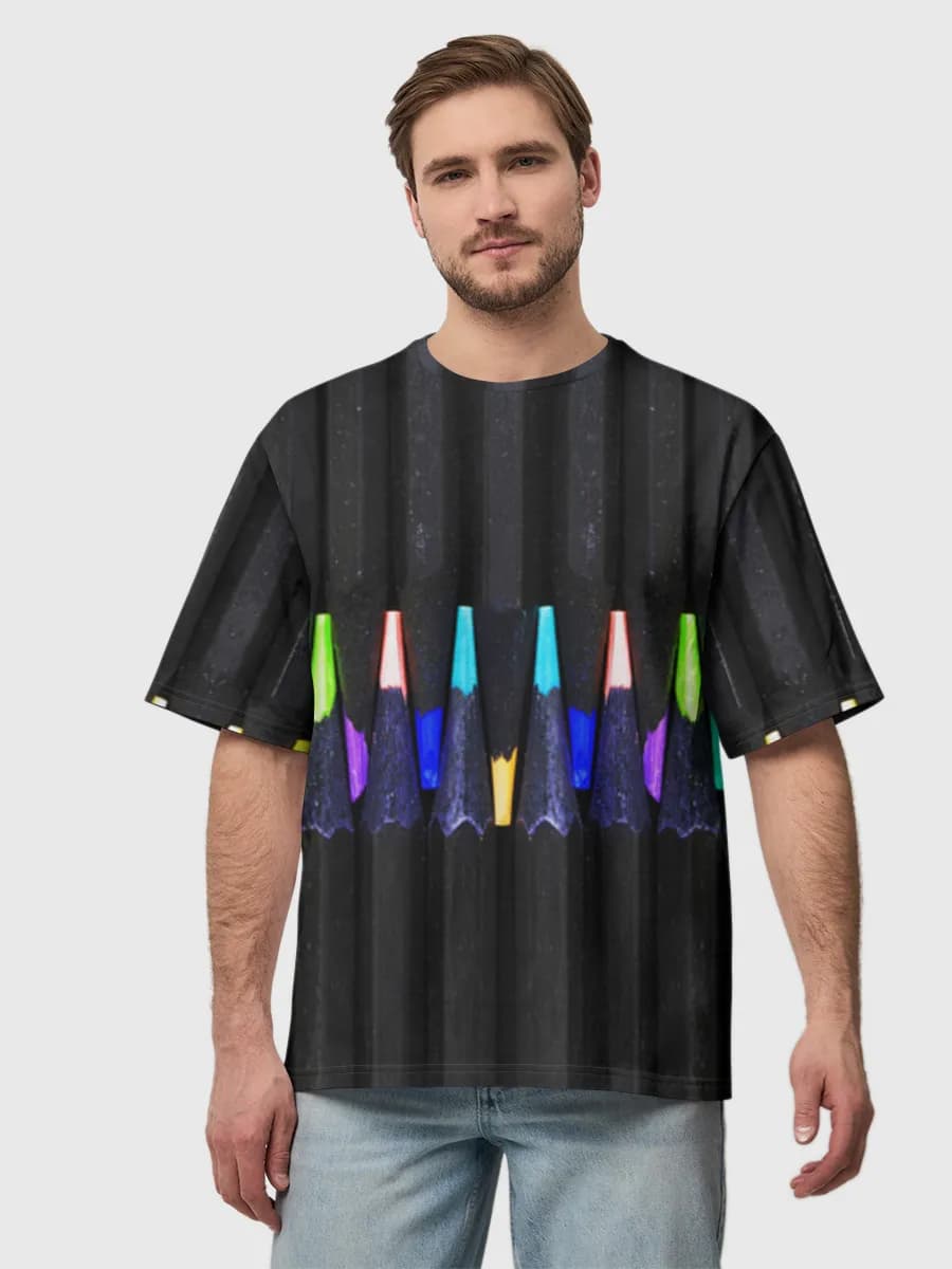 Men's oversized cotton T-shirt