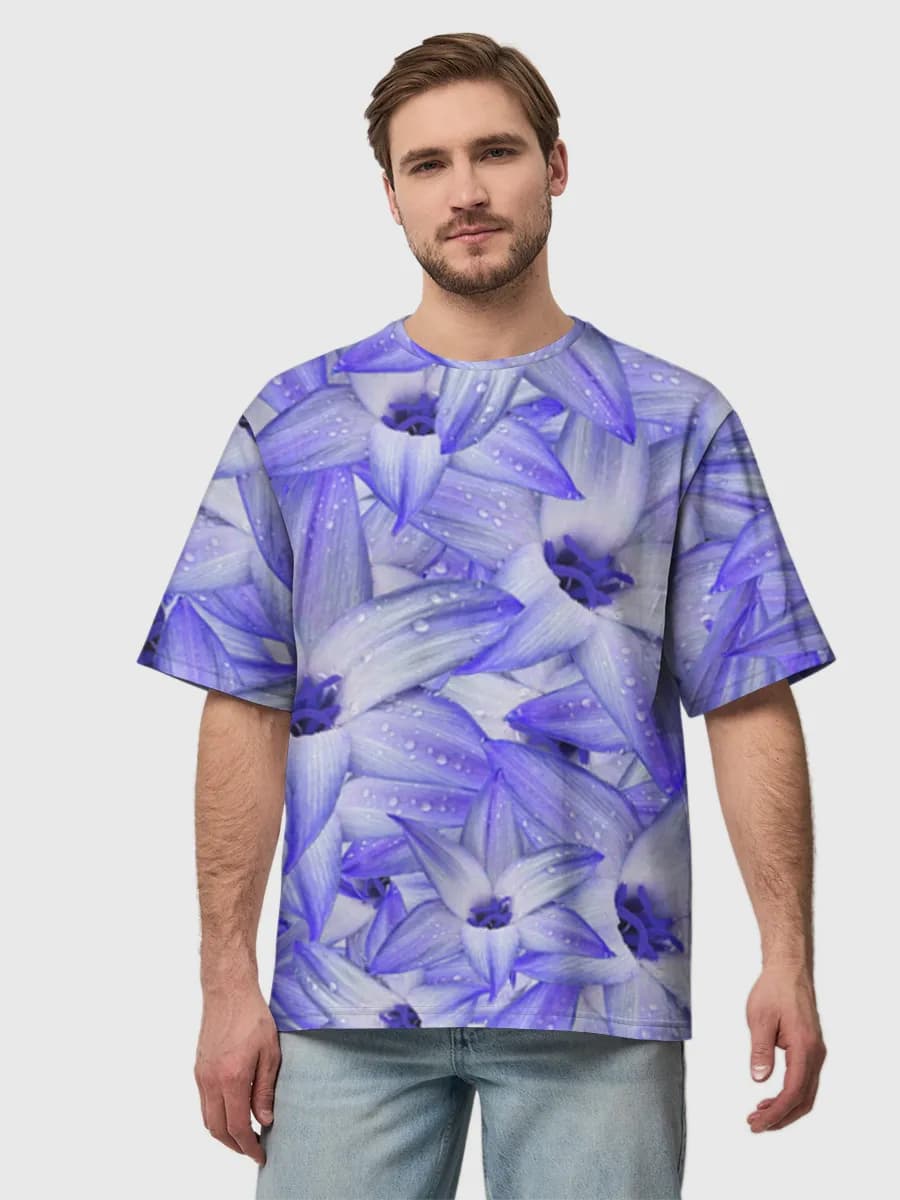 Men's oversized cotton T-shirt