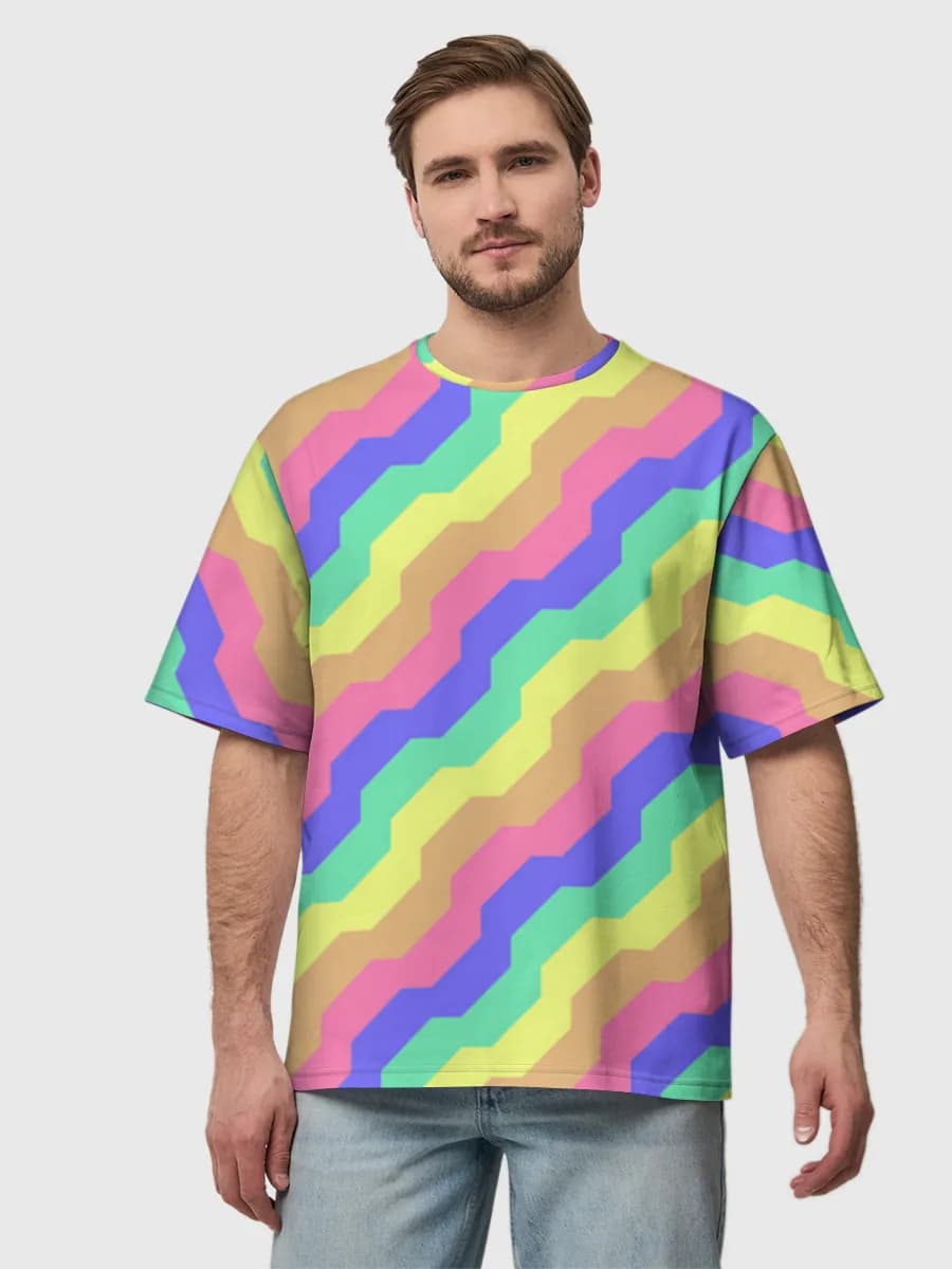 Men's oversized cotton T-shirt