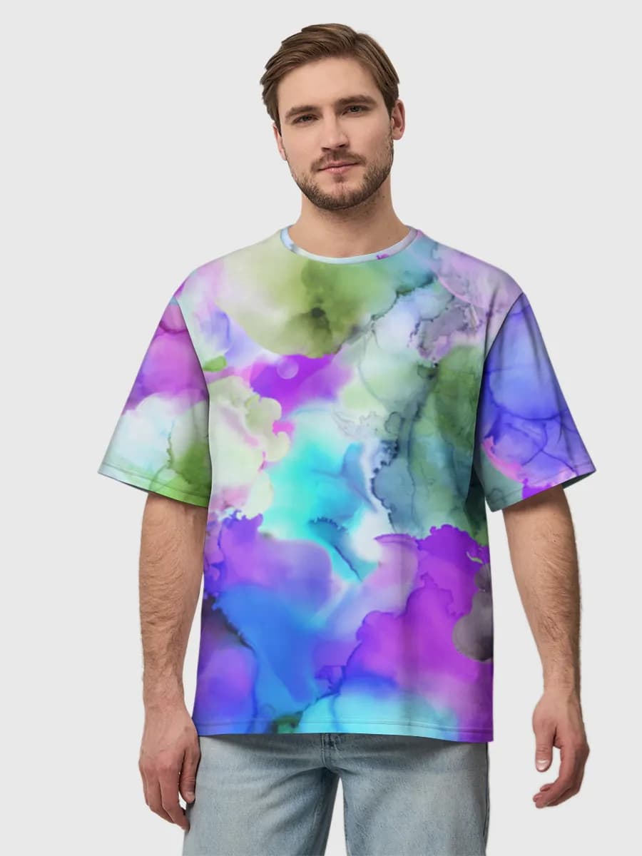 Men's oversized cotton T-shirt