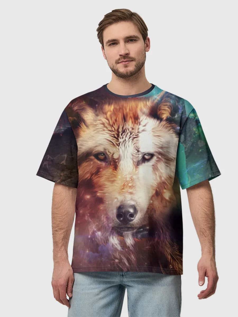 Men's oversized cotton T-shirt