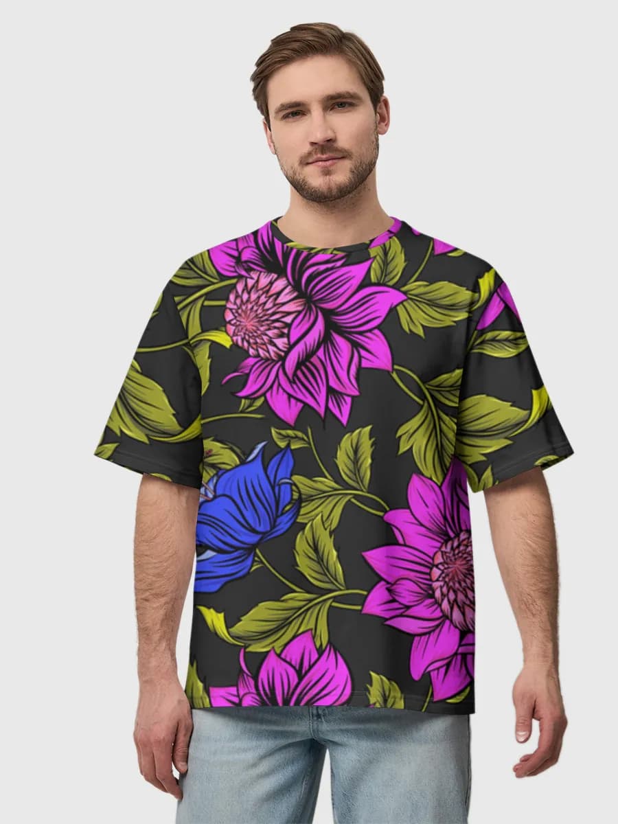 Men's oversized cotton T-shirt