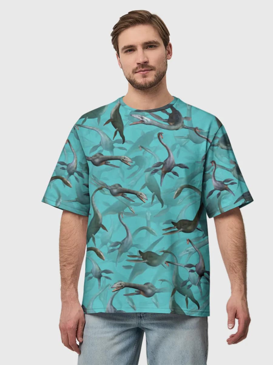 Men's oversized cotton T-shirt