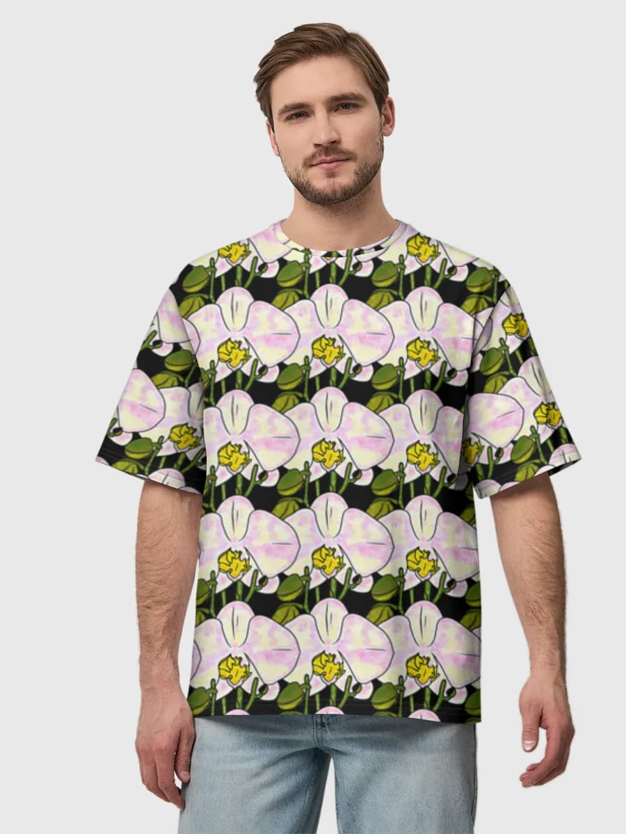 Men's oversized cotton T-shirt