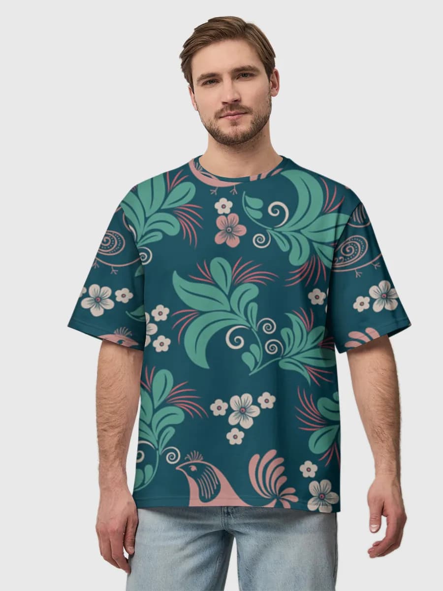Men's oversized cotton T-shirt
