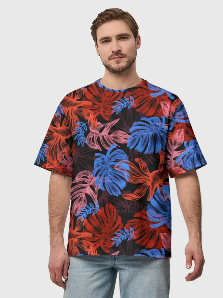 Men's oversized cotton T-shirt