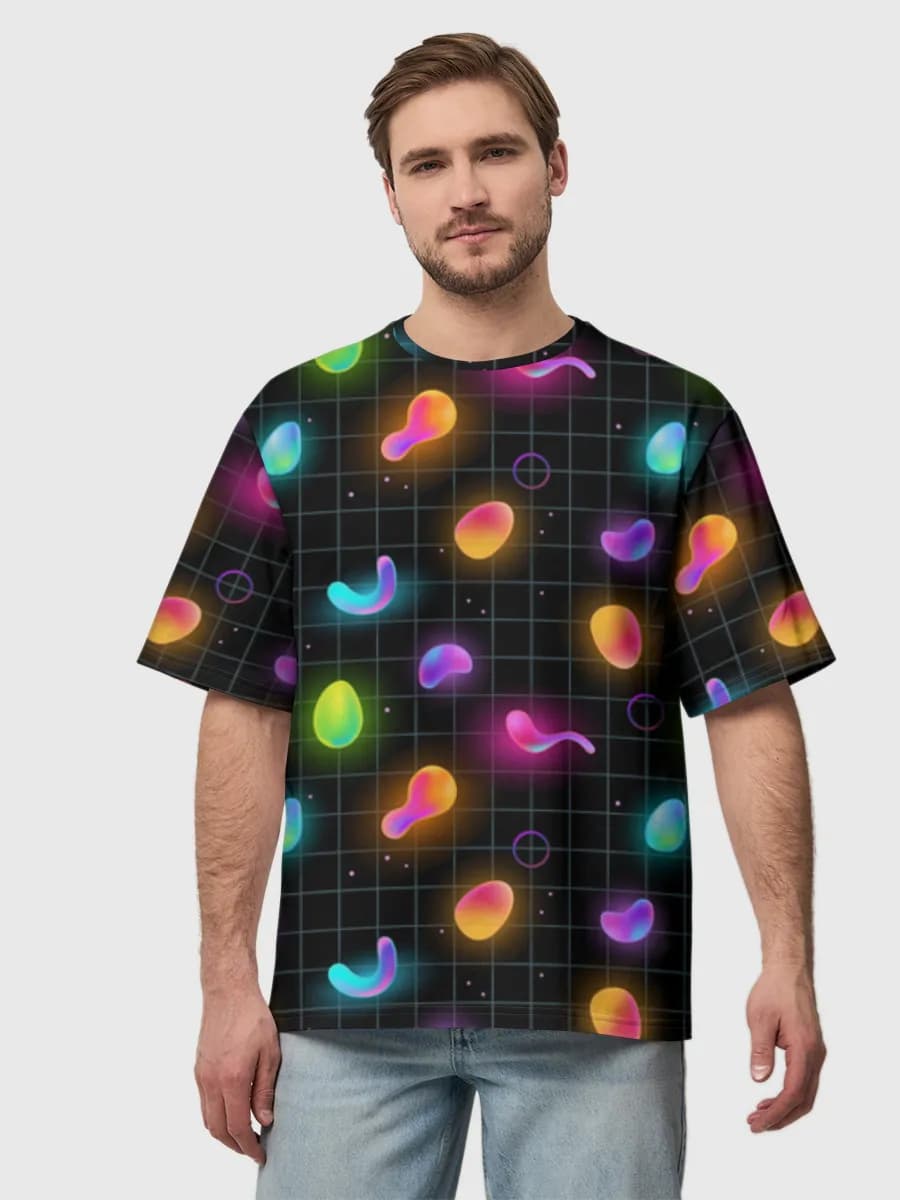 Men's oversized cotton T-shirt