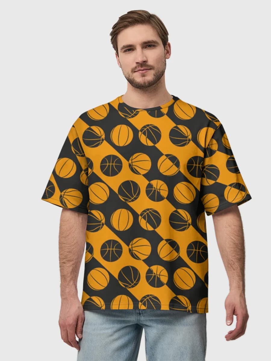 Men's oversized cotton T-shirt