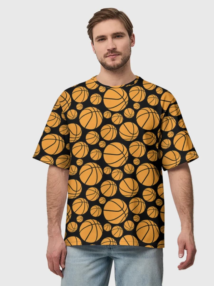 Men's oversized cotton T-shirt