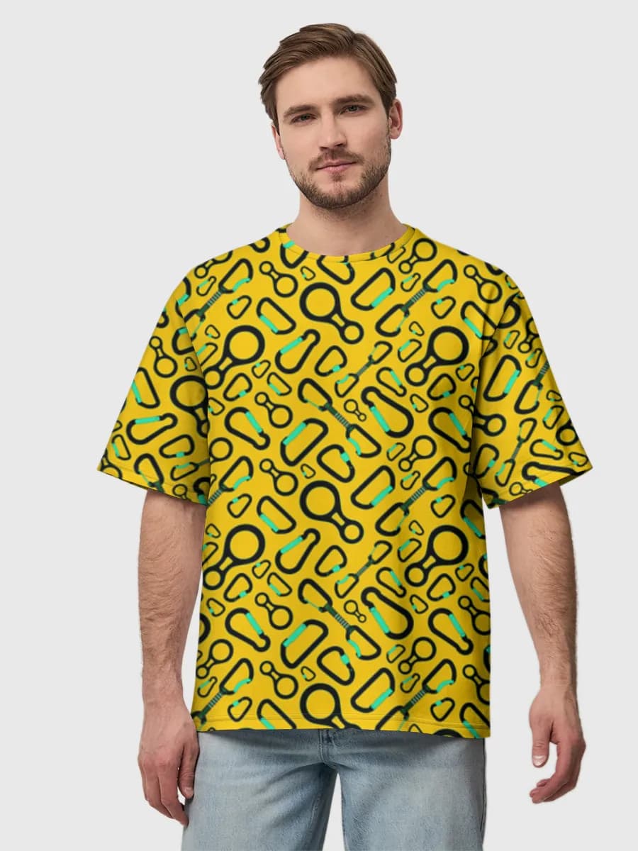 Men's oversized cotton T-shirt