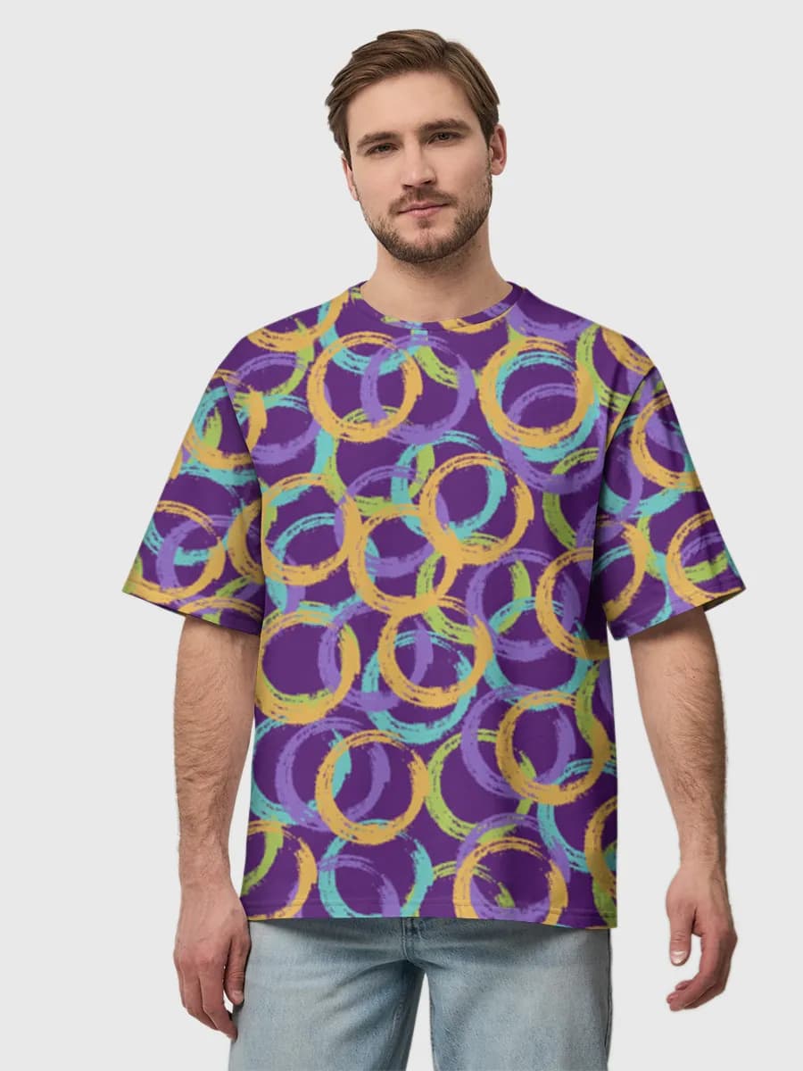 Men's oversized cotton T-shirt