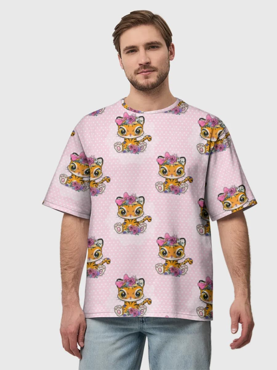 Kawaii Floral Tiger Cub