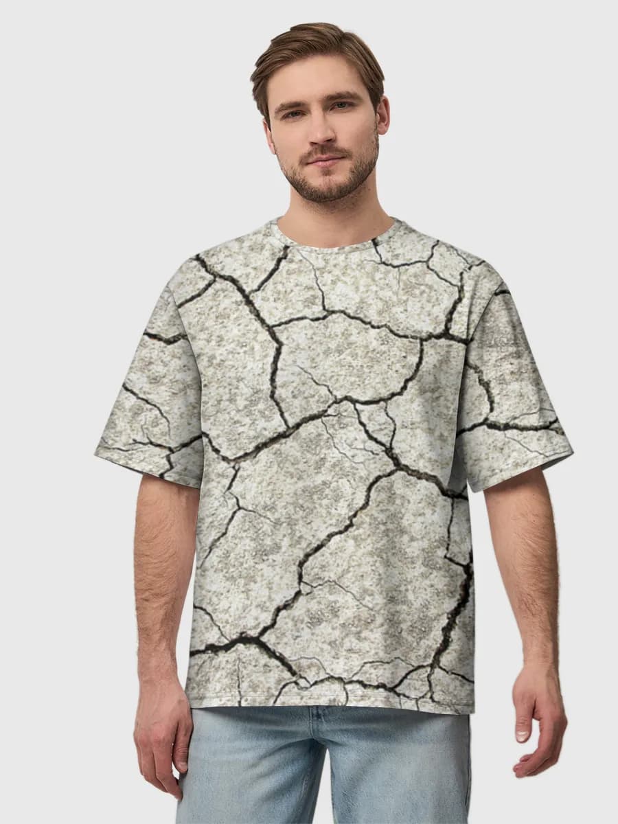Men's oversized cotton T-shirt