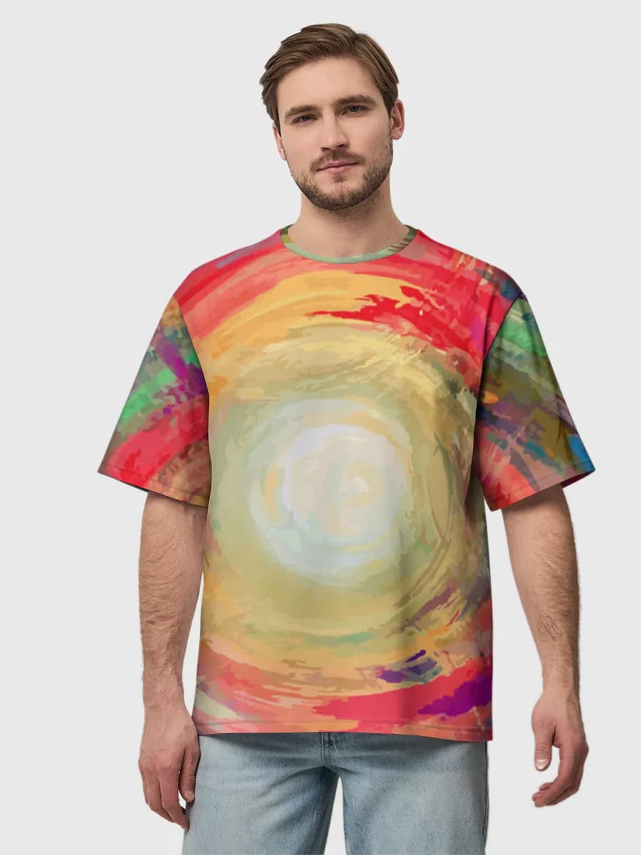 Men's oversized cotton T-shirt