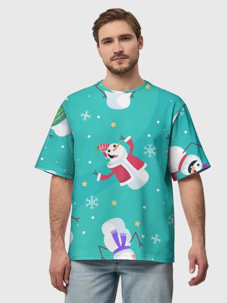 Men's oversized cotton T-shirt