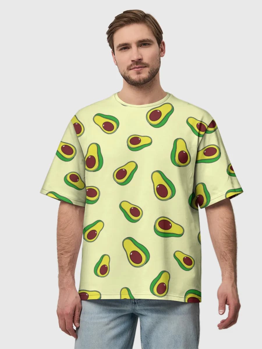 Men's oversized cotton T-shirt