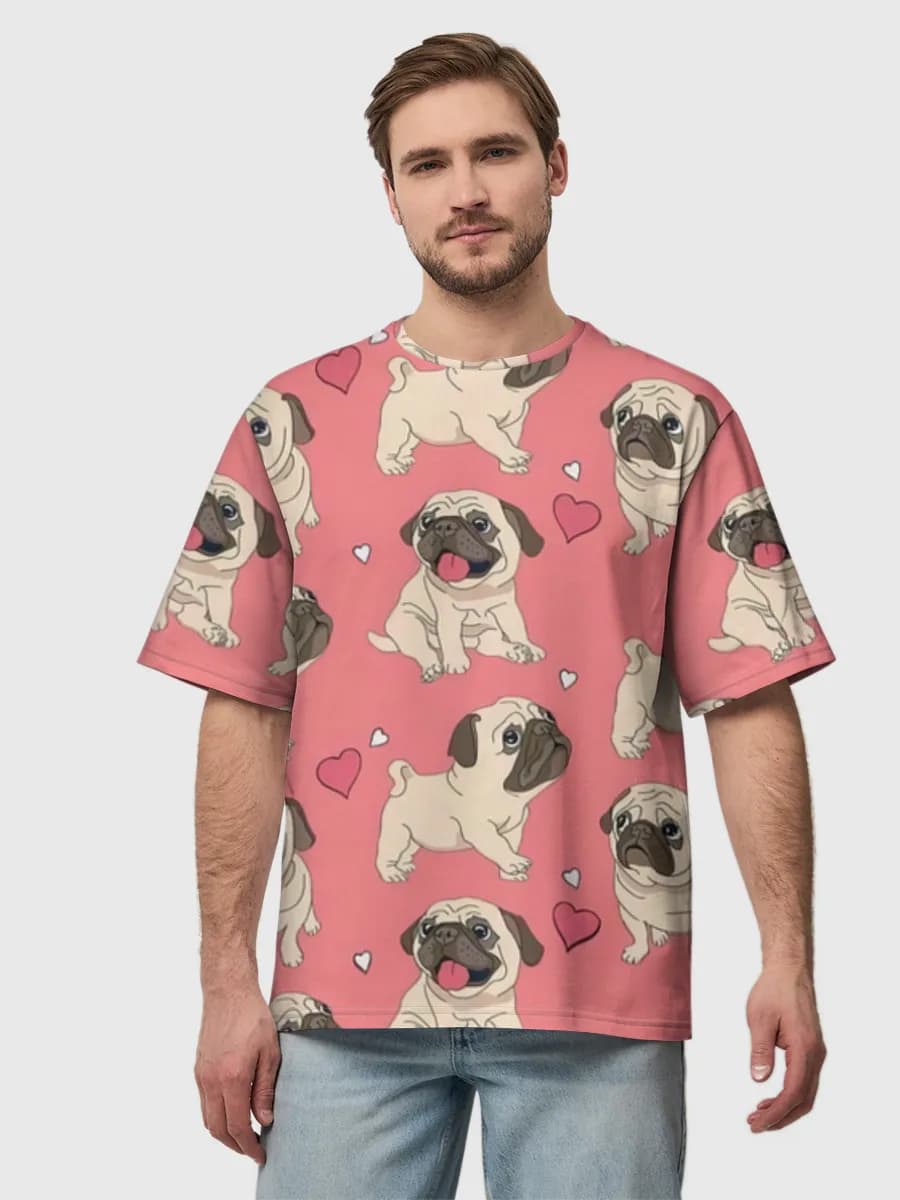 Men's oversized cotton T-shirt