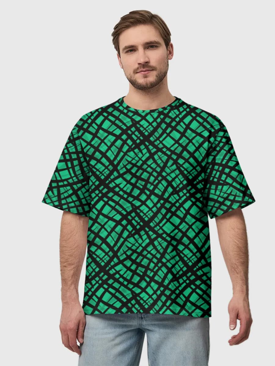 Men's oversized cotton T-shirt