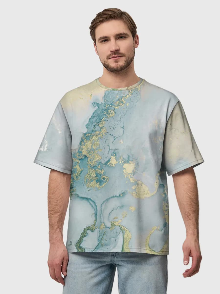 Men's oversized cotton T-shirt