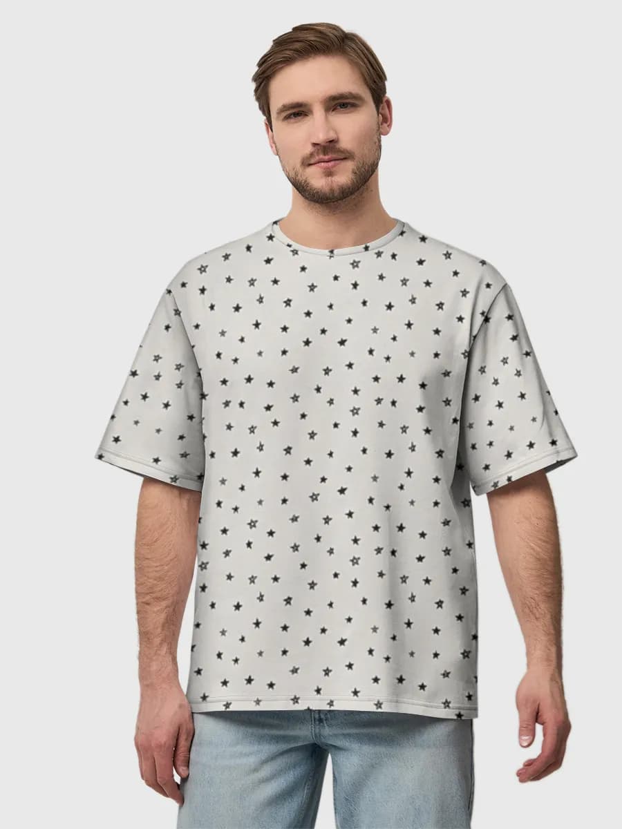 Men's oversized cotton T-shirt