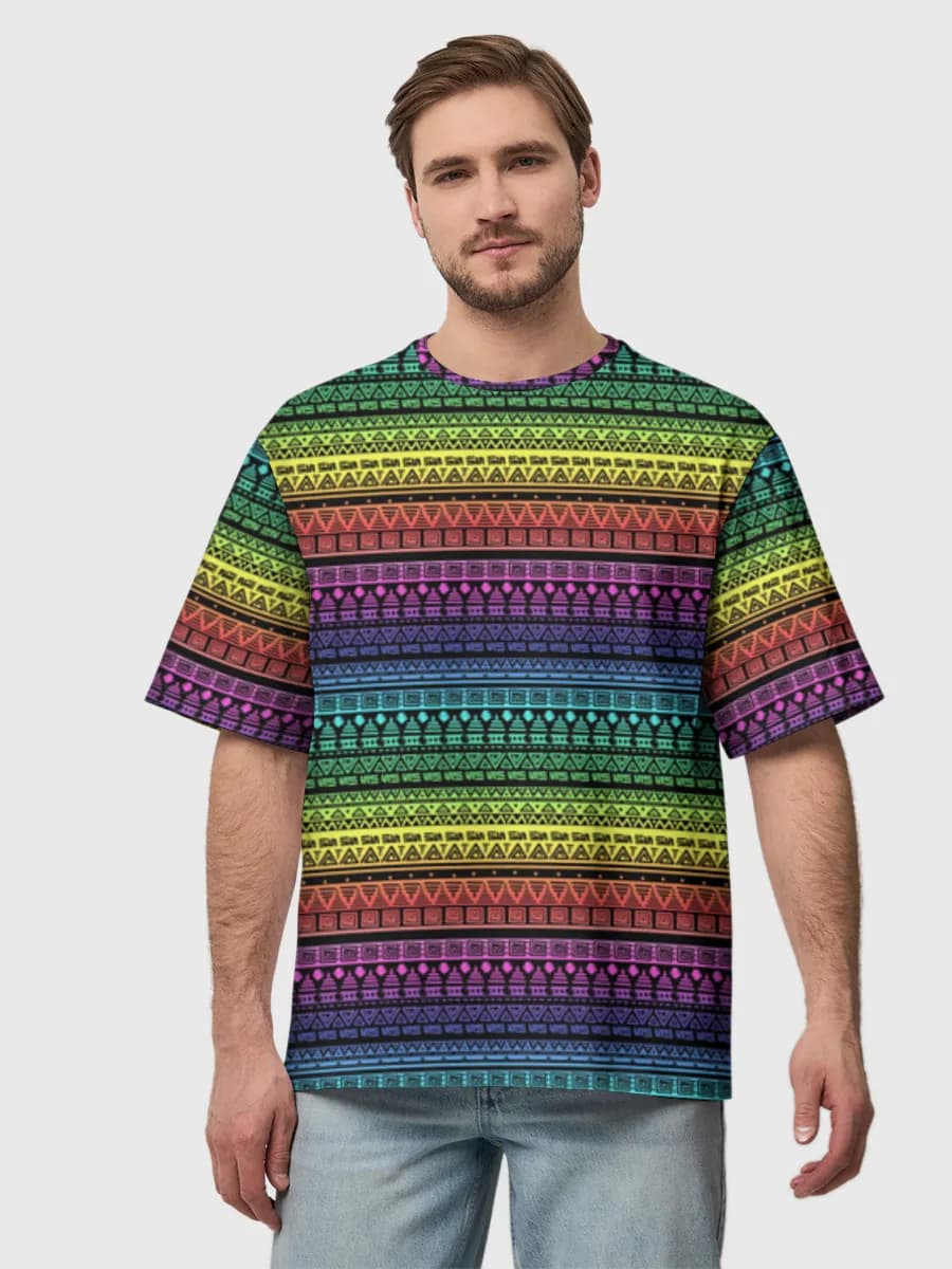 Men's oversized cotton T-shirt
