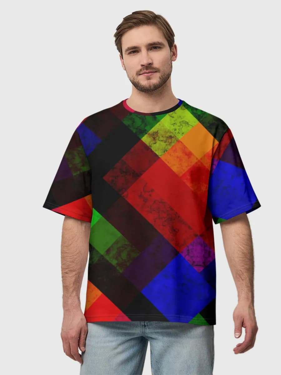 Men's oversized cotton T-shirt