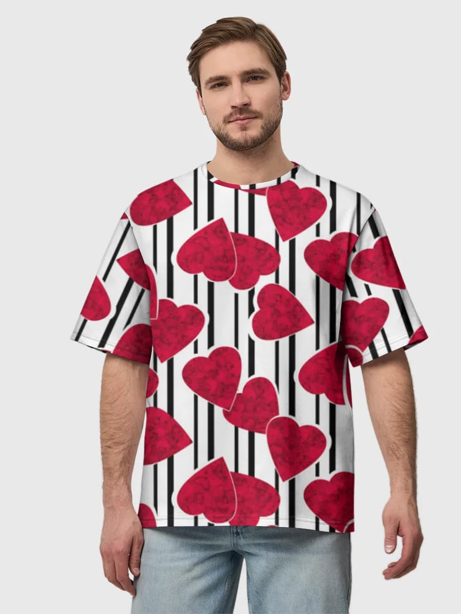 Men's oversized cotton T-shirt