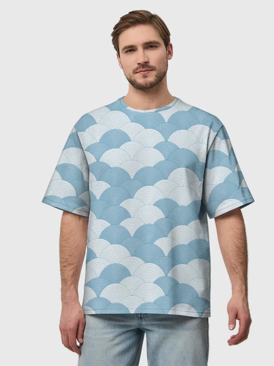 Men's oversized cotton T-shirt