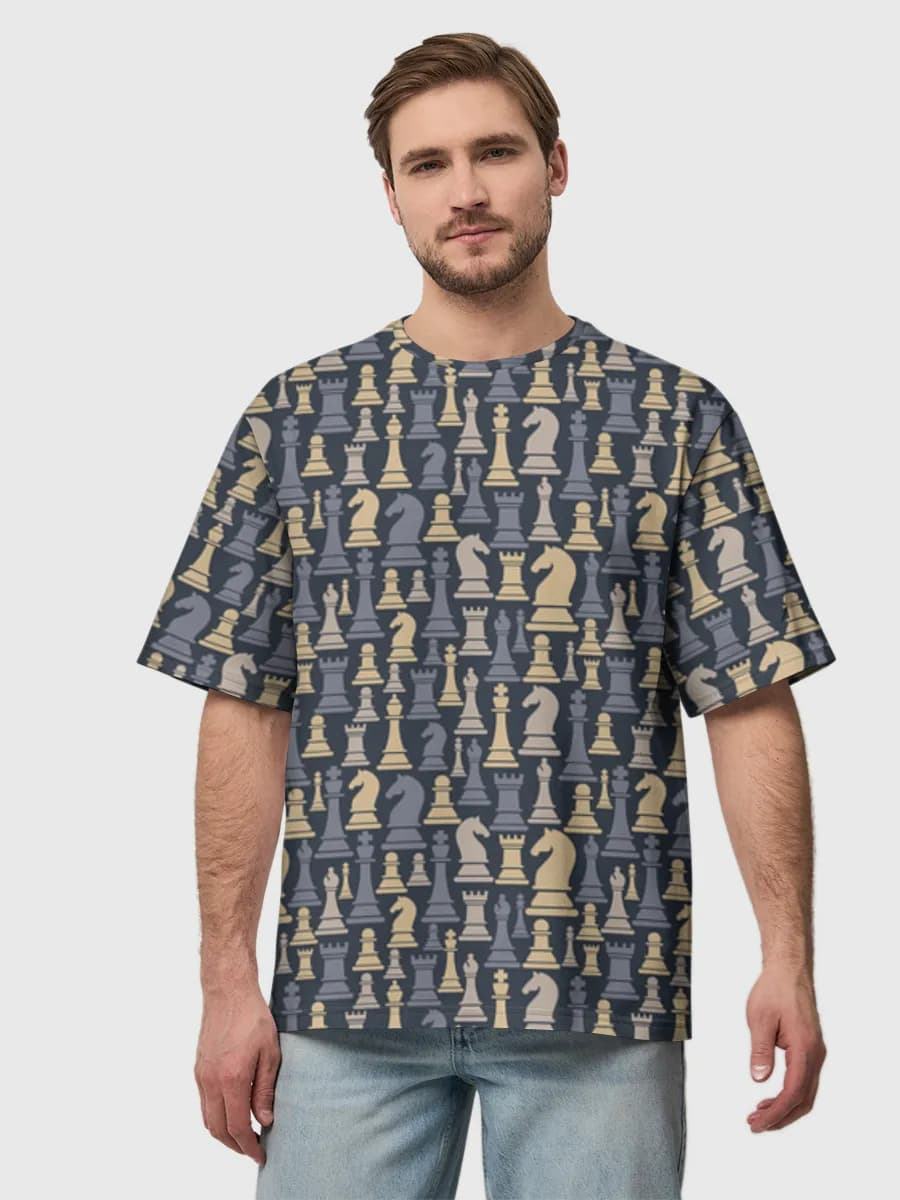 Men's oversized cotton T-shirt