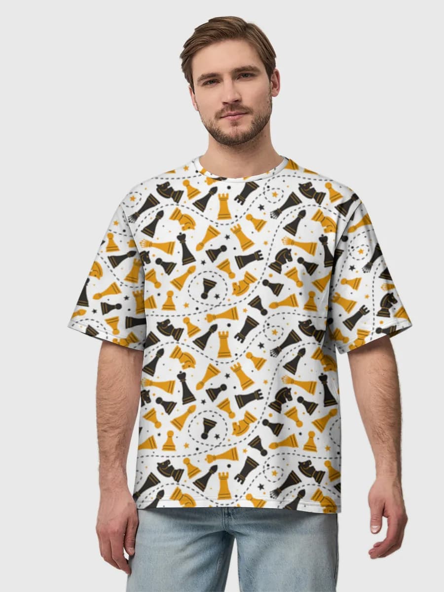 Men's oversized cotton T-shirt
