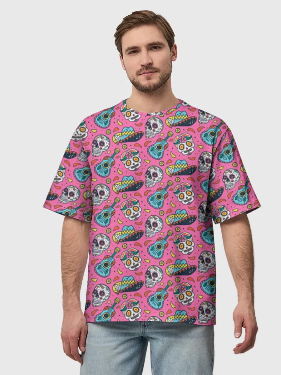 Men's oversized cotton T-shirt