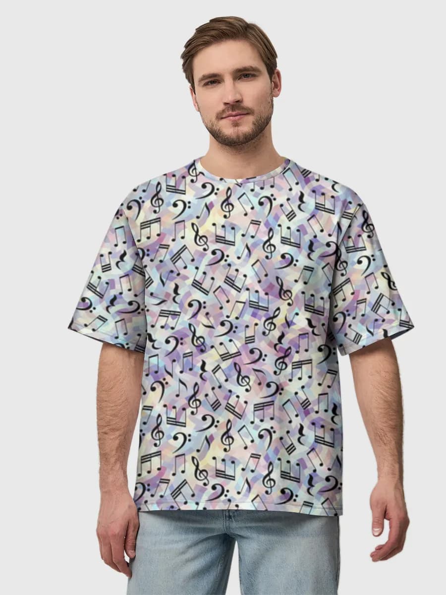 Men's oversized cotton T-shirt