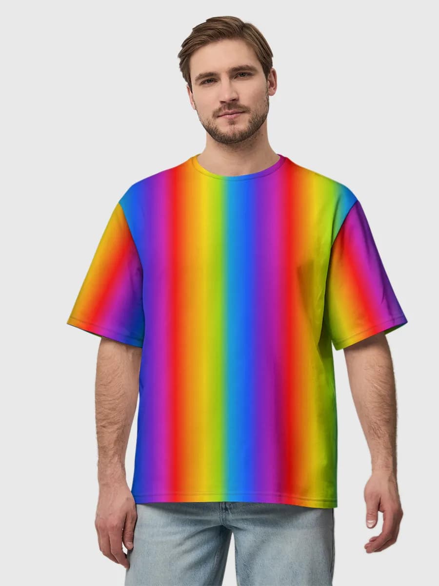 Men's oversized cotton T-shirt