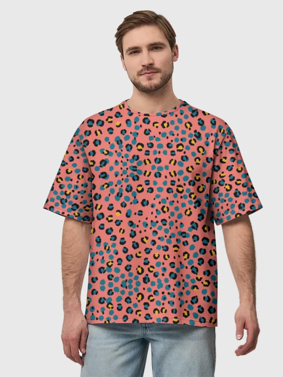 Men's oversized cotton T-shirt