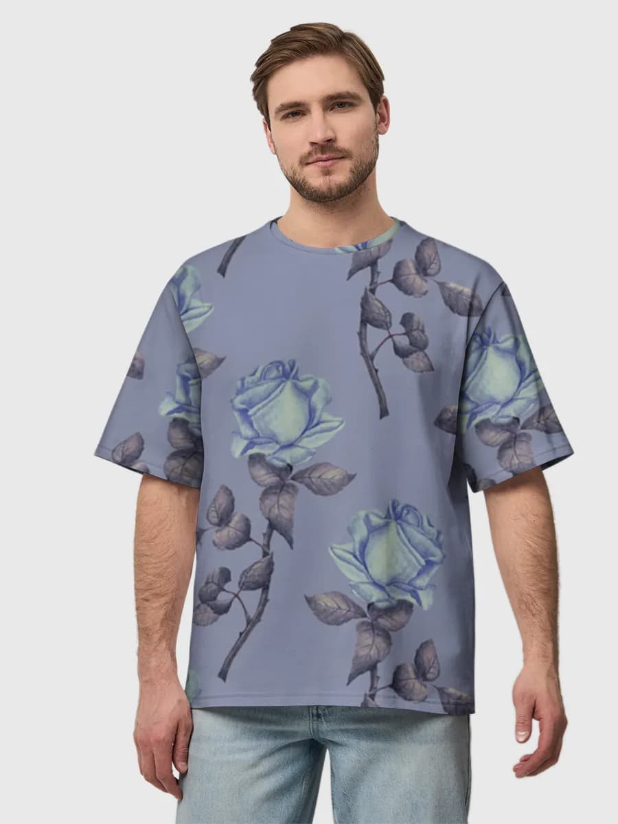 Men's oversized cotton T-shirt
