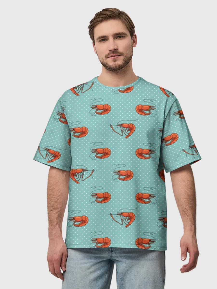 Men's oversized cotton T-shirt