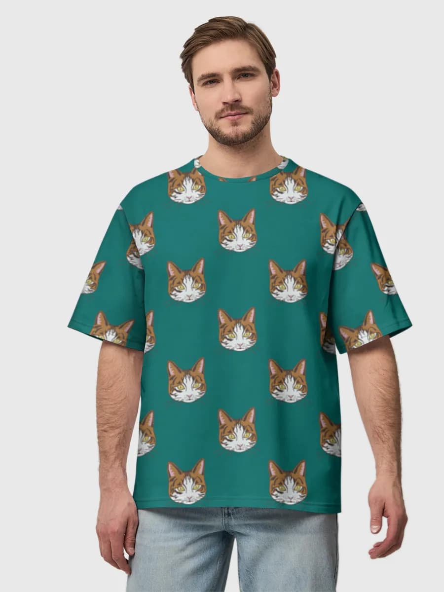 Men's oversized cotton T-shirt